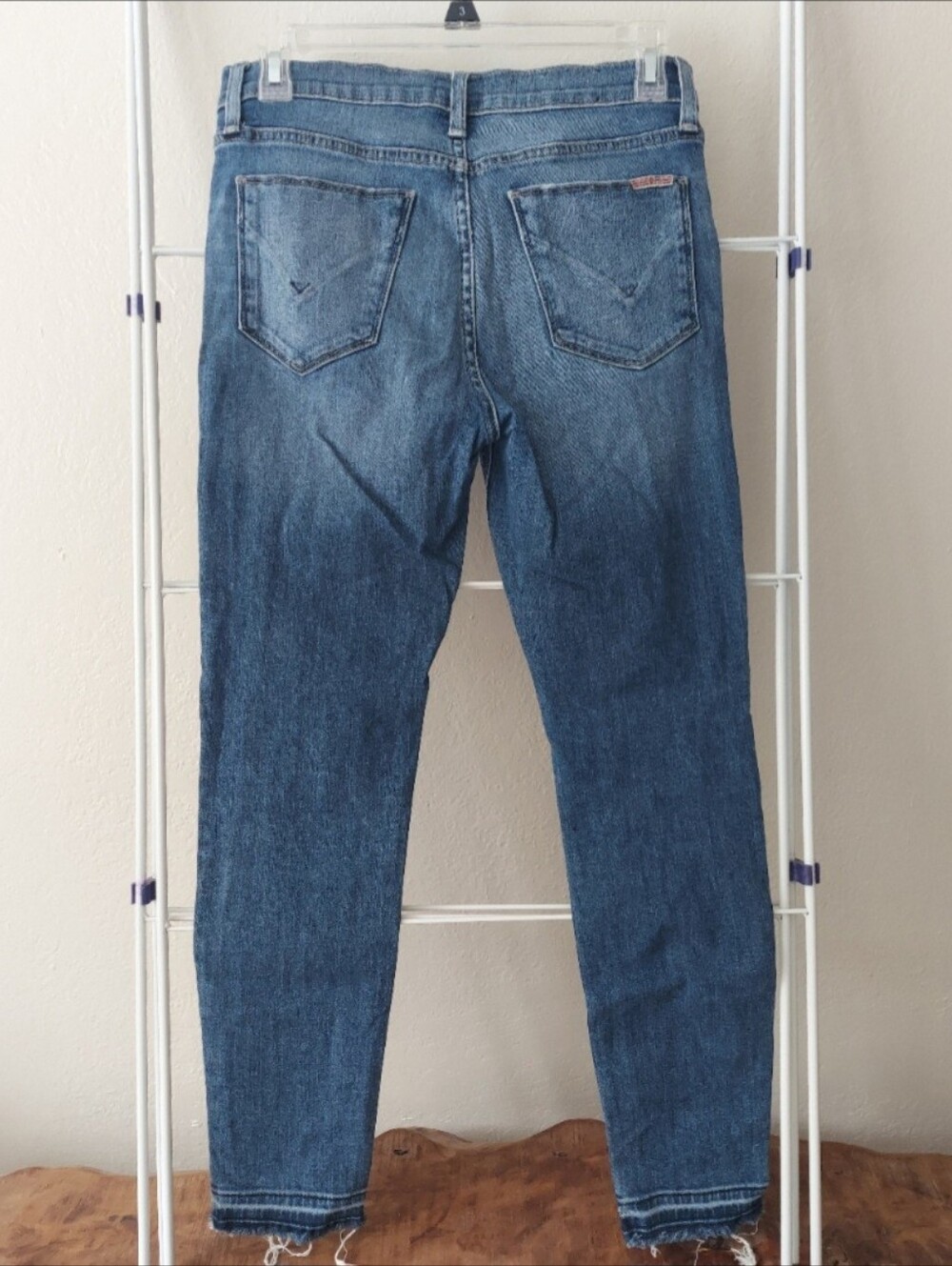 Hudson Ripped Skinny Ankle Jeans - Picture 2 of 8